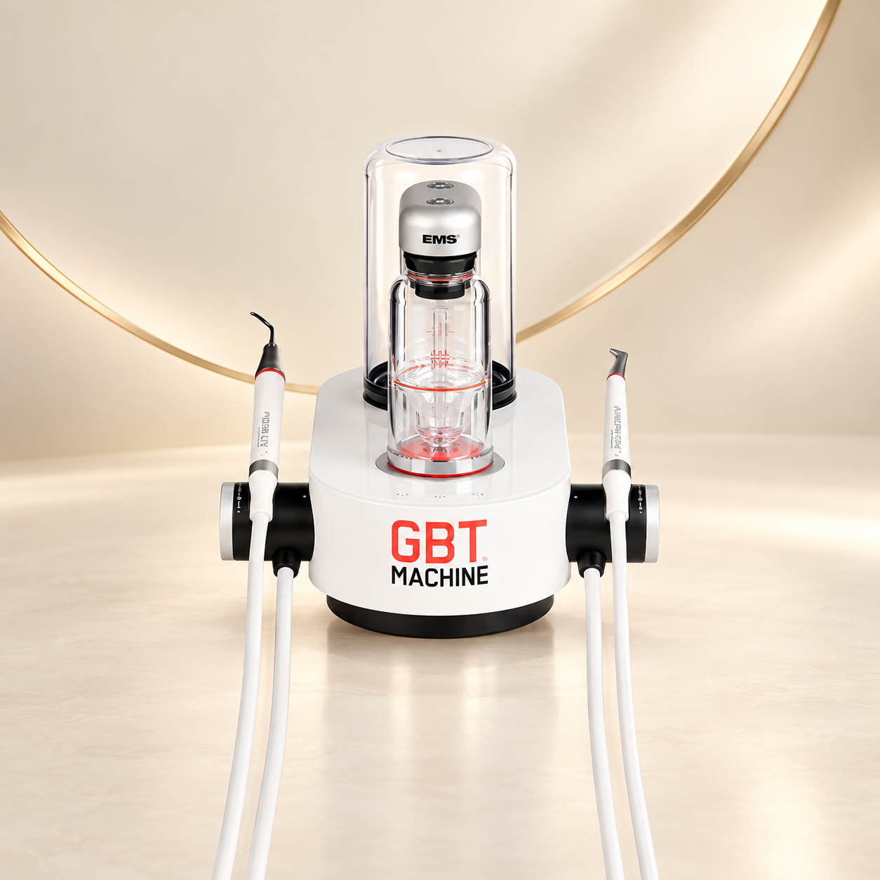 Máquina EMS GBT Airflow com reservatório e peças de mão
